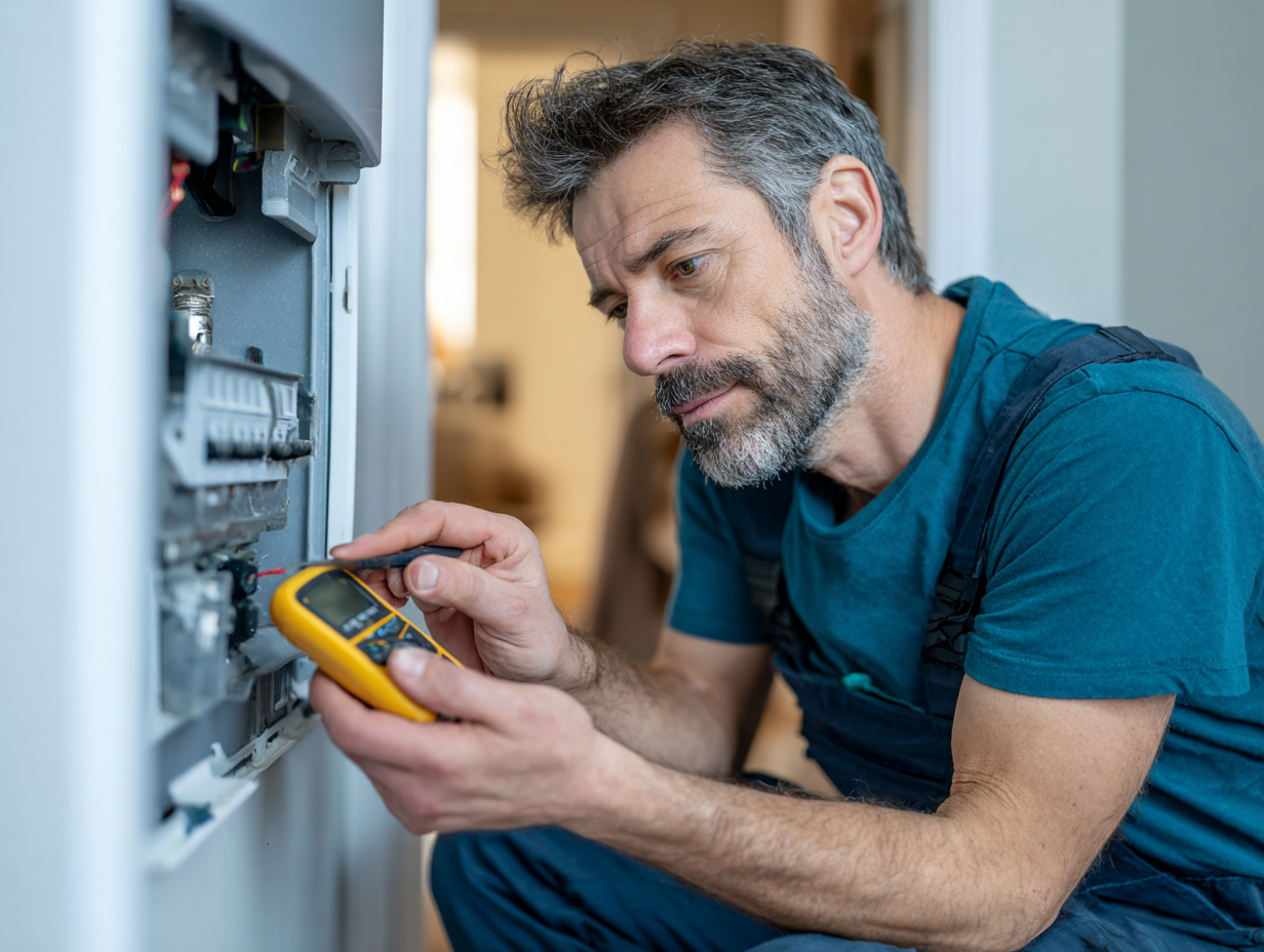 Emergency heating system diagnosis and repair
